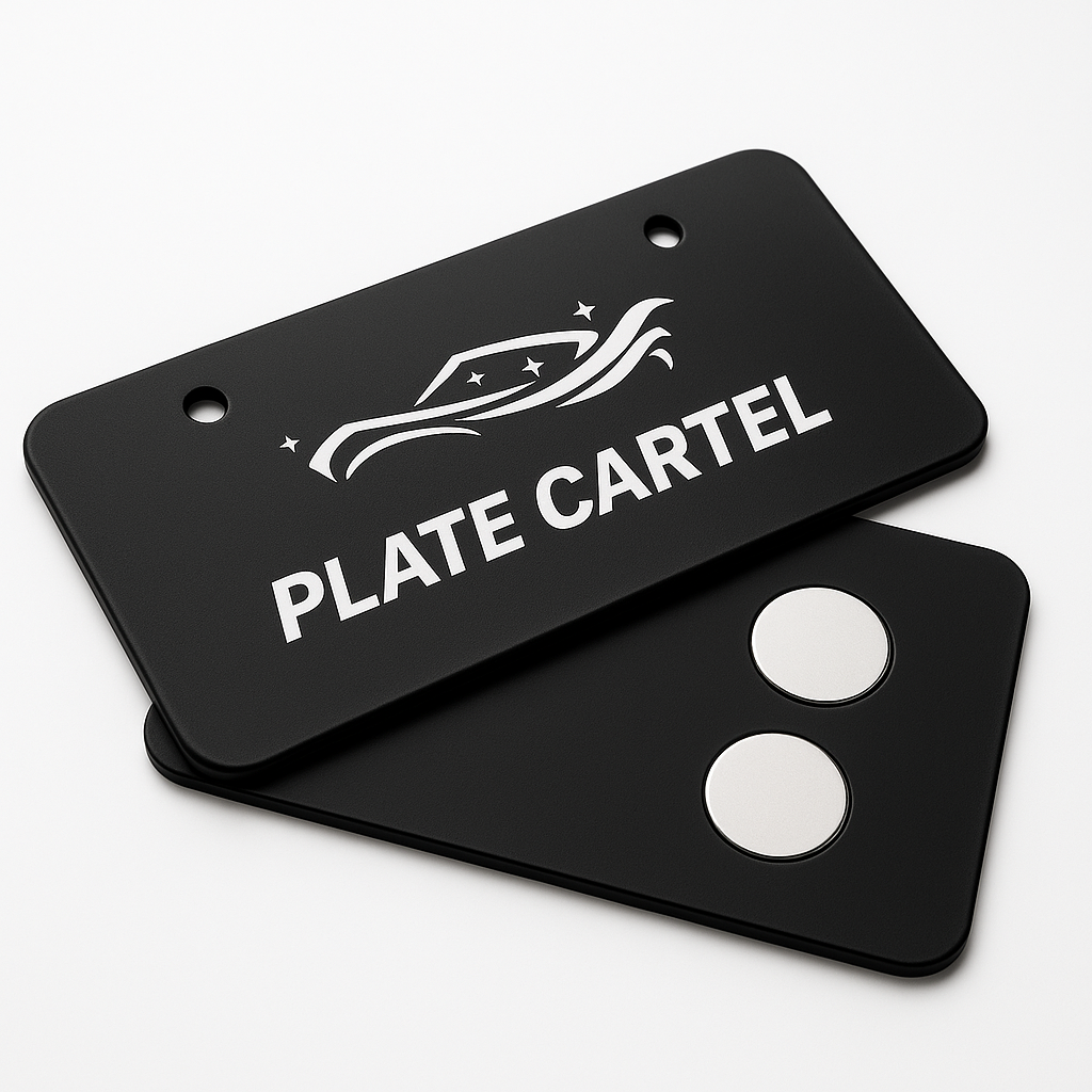 Magnetic License Plate Cover